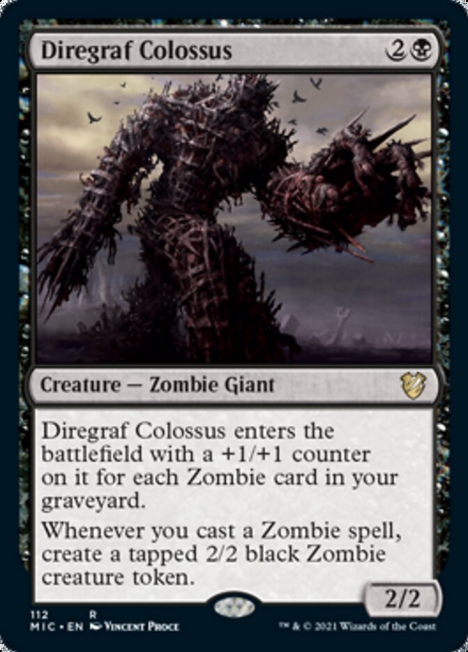 Diregraf Colossus [Innistrad: Midnight Hunt Commander] | Cracking-Singles