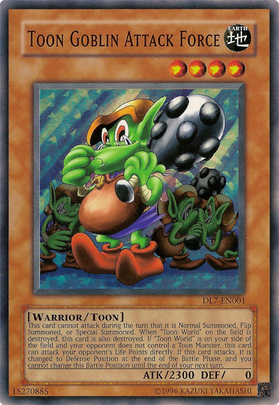 Toon Goblin Attack Force [DL7-EN001] Super Rare | Cracking-Singles