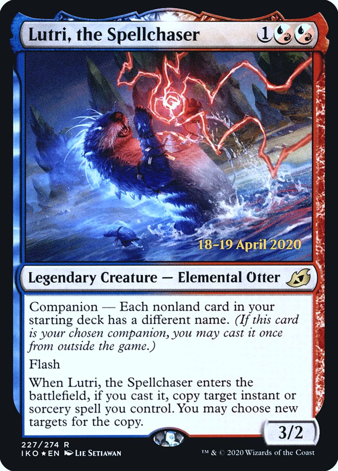 Lutri, the Spellchaser  [Ikoria: Lair of Behemoths Prerelease Promos] | Cracking-Singles