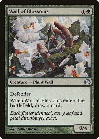 Wall of Blossoms [Planechase 2012] | Cracking-Singles