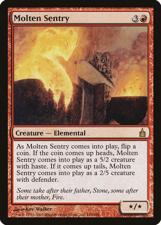 Molten Sentry [Ravnica: City of Guilds] | Cracking-Singles