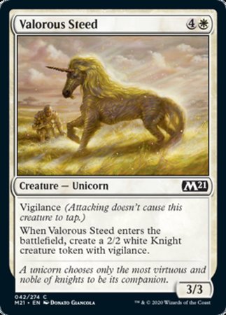 Valorous Steed [Core Set 2021] | Cracking-Singles