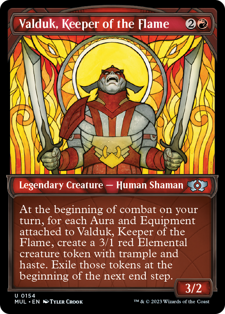 Valduk, Keeper of the Flame (Halo Foil) [Multiverse Legends] | Cracking-Singles