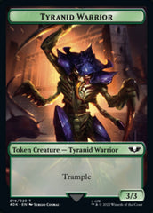 Tyranid (017) // Tyranid Warrior Double-sided Token (Surge Foil) [Universes Beyond: Warhammer 40,000 Tokens] | Cracking-Singles