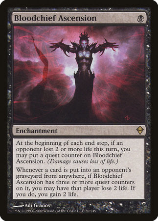 Bloodchief Ascension [Zendikar] | Cracking-Singles