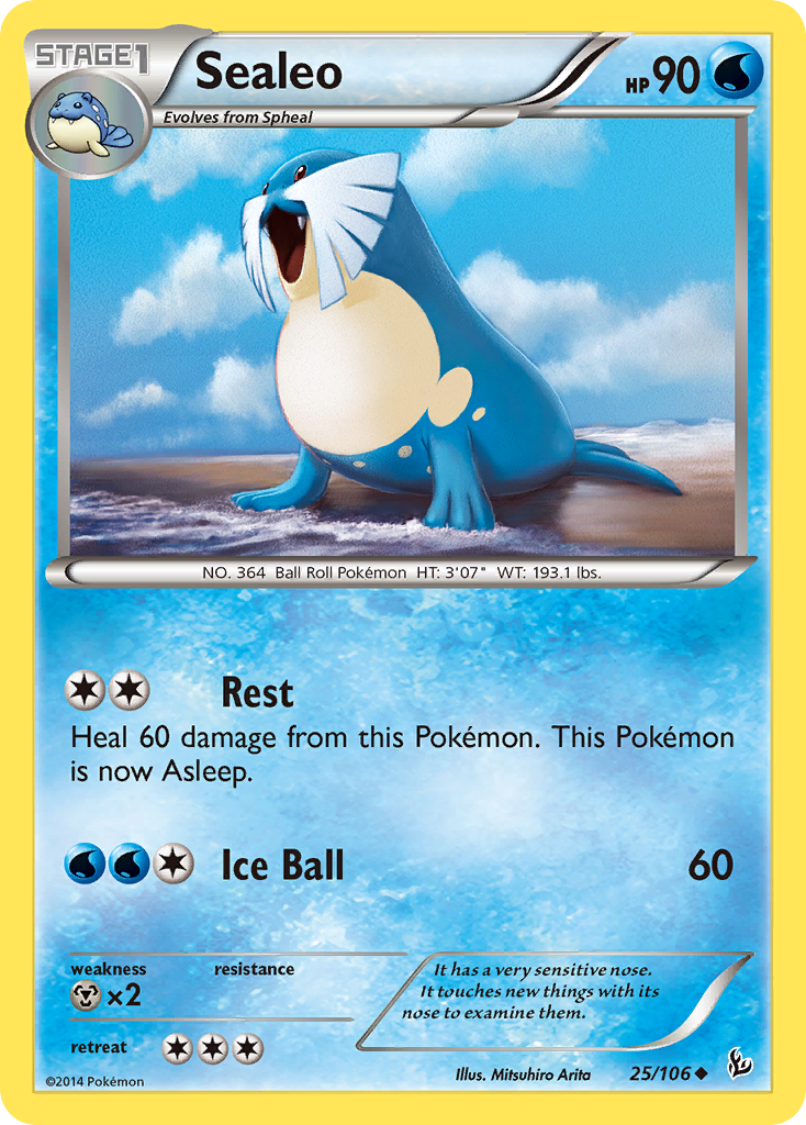 Sealeo (25/106) [XY: Flashfire] | Cracking-Singles