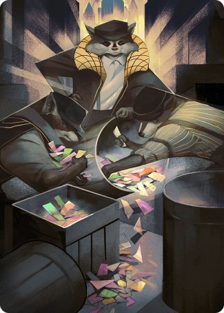 Masked Bandits Art Card [Streets of New Capenna Art Series] | Cracking-Singles