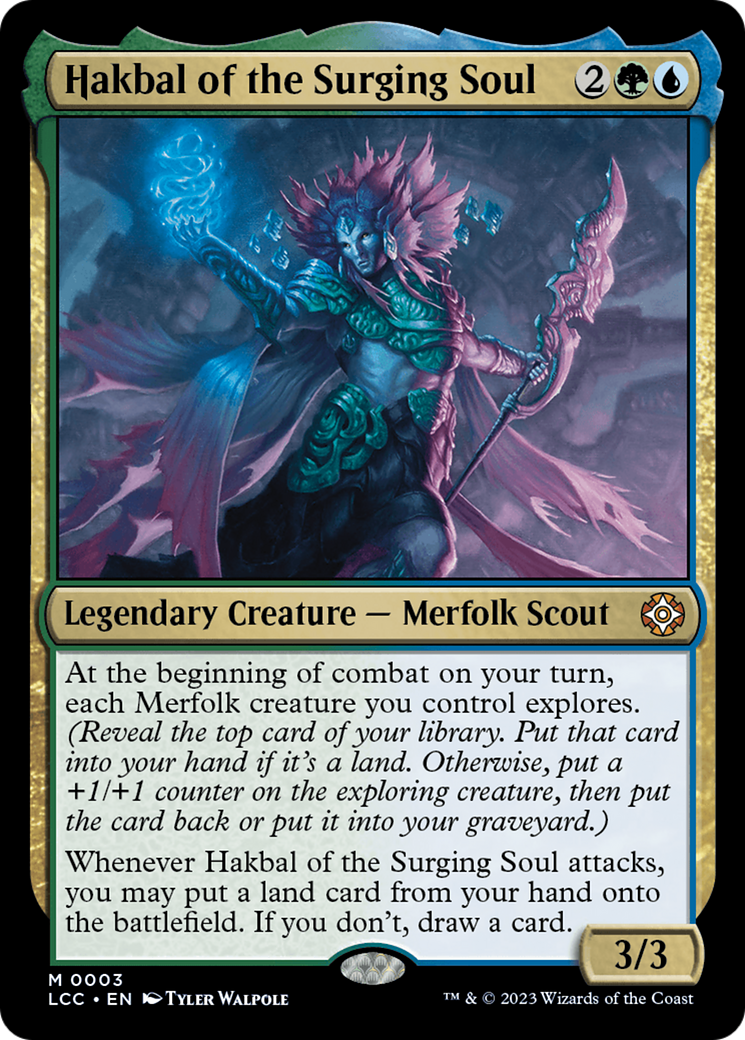 Hakbal of the Surging Soul [The Lost Caverns of Ixalan Commander] | Cracking-Singles