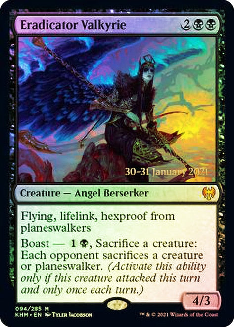 Eradicator Valkyrie  [Kaldheim Prerelease Promos] | Cracking-Singles