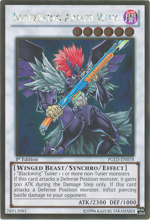 Blackwing Armed Wing [PGLD-EN078] Gold Rare | Cracking-Singles