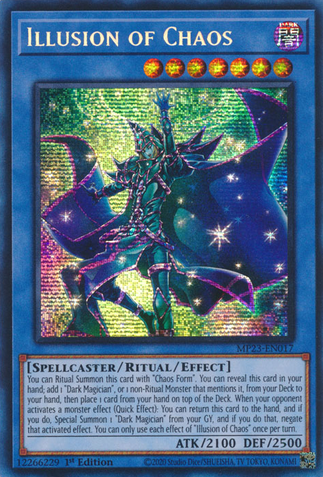 Illusion of Chaos [MP23-EN017] Prismatic Secret Rare | Cracking-Singles