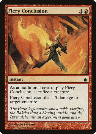 Fiery Conclusion [Ravnica: City of Guilds] | Cracking-Singles