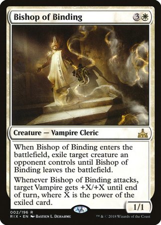 Bishop of Binding [Rivals of Ixalan] | Cracking-Singles