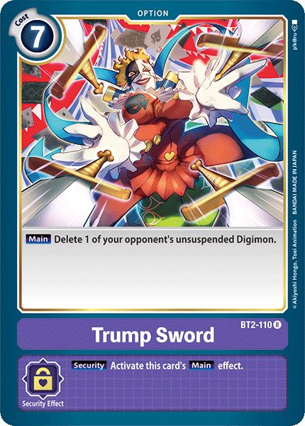 Trump Sword [BT2-110] [Release Special Booster Ver.1.0] | Cracking-Singles