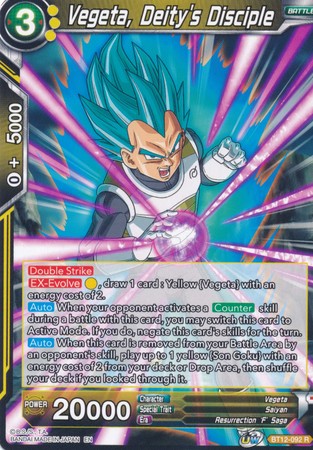 Vegeta, Deity's Disciple [BT12-092] | Cracking-Singles