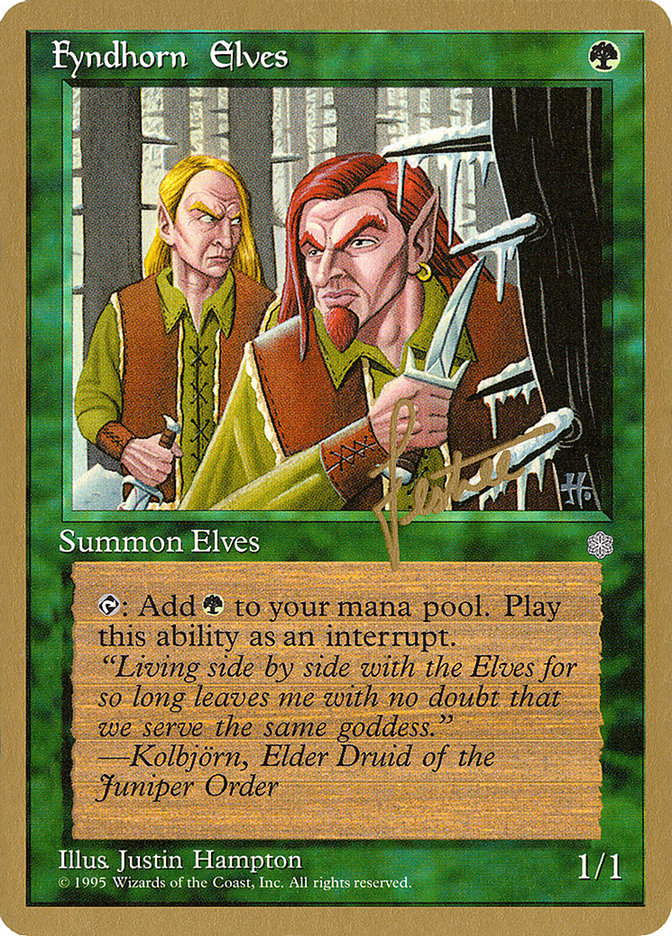 Fyndhorn Elves (Bertrand Lestree) [Pro Tour Collector Set] | Cracking-Singles