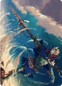 Tazeem Roilmage Art Card [Zendikar Rising Art Series] | Cracking-Singles