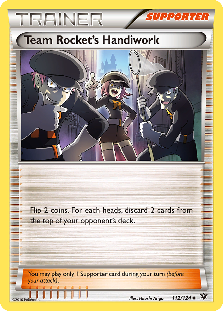 Team Rocket's Handiwork (112/124) [XY: Fates Collide] | Cracking-Singles