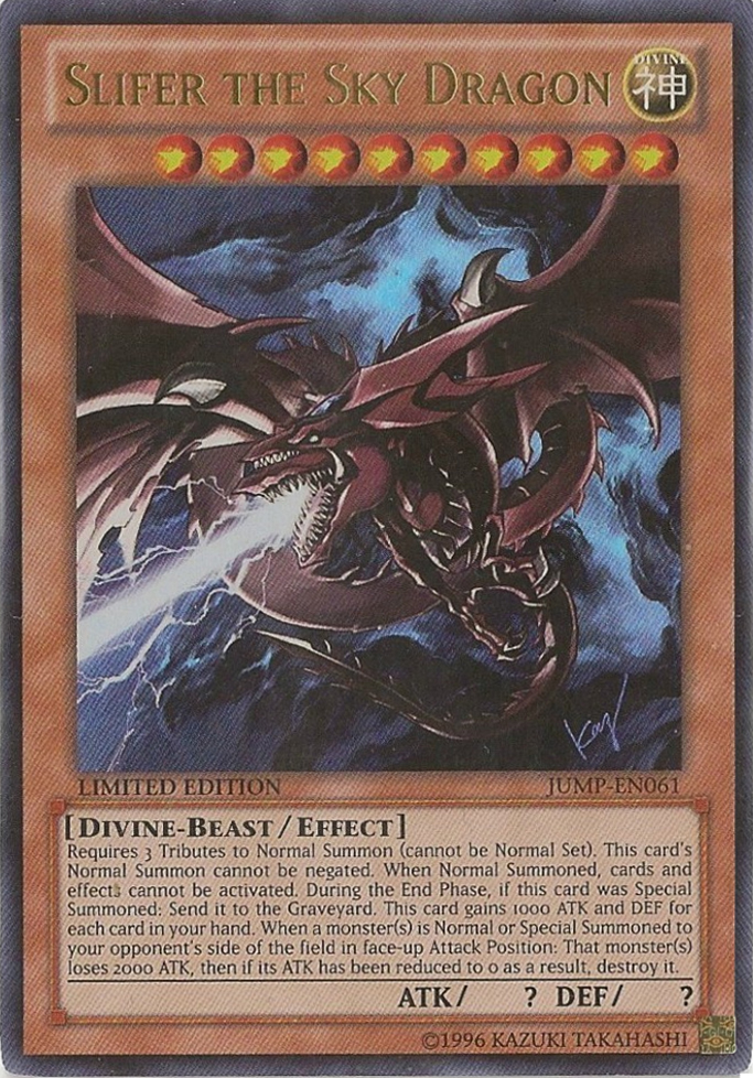 Slifer the Sky Dragon [JUMP-EN061] Ultra Rare | Cracking-Singles