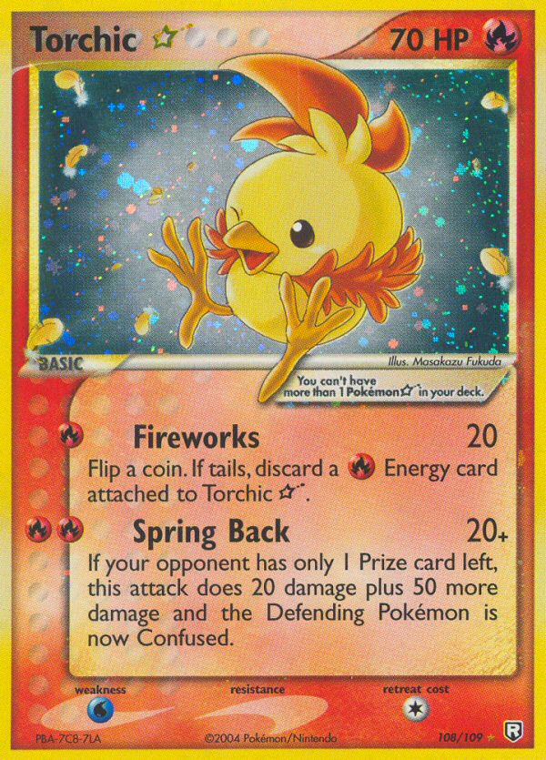 Torchic Star (108/109) [EX: Team Rocket Returns] | Cracking-Singles