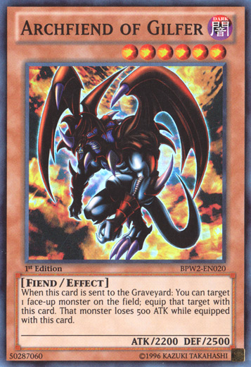 Archfiend of Gilfer [BPW2-EN020] Super Rare | Cracking-Singles