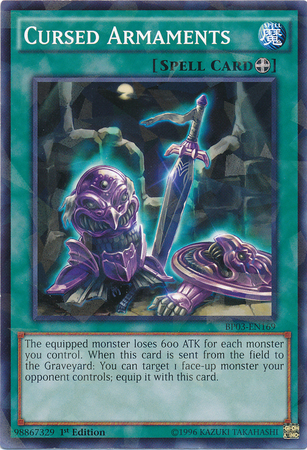 Cursed Armaments [BP03-EN169] Shatterfoil Rare | Cracking-Singles