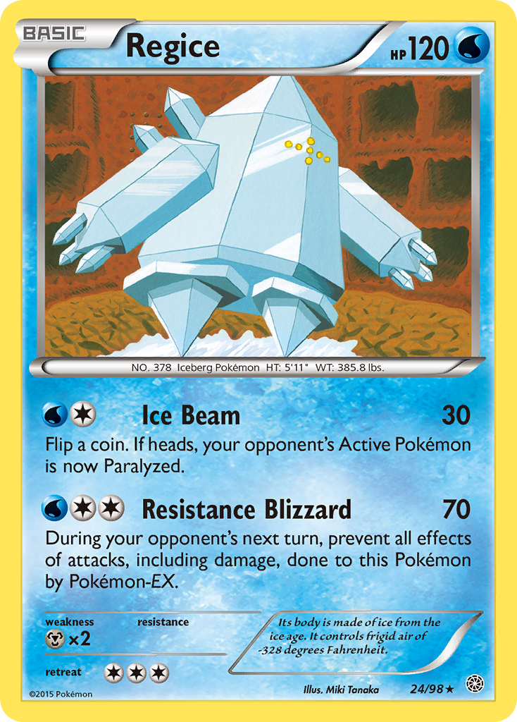 Regice (24/98) [XY: Ancient Origins] | Cracking-Singles