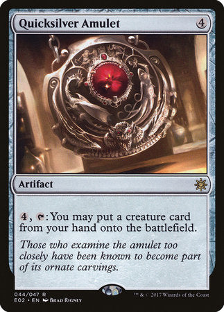 Quicksilver Amulet [Explorers of Ixalan] | Cracking-Singles