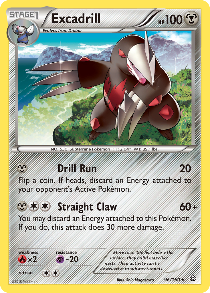 Excadrill (96/160) [XY: Primal Clash] | Cracking-Singles