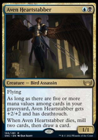 Aven Heartstabber (Promo Pack) [Streets of New Capenna Promos] | Cracking-Singles