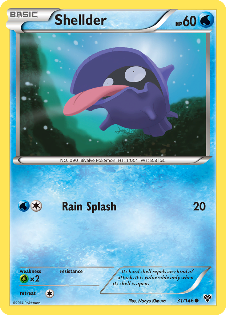 Shellder (31/146) [XY: Base Set] | Cracking-Singles