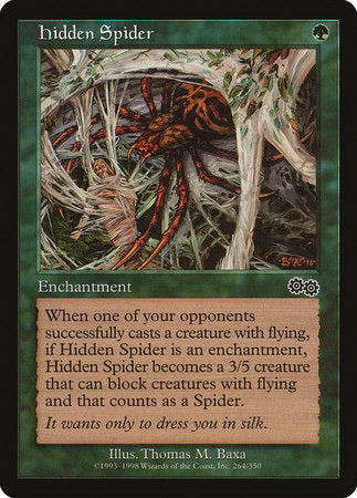 Hidden Spider [Urza's Saga] | Cracking-Singles