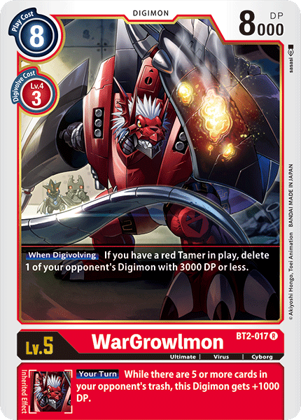 WarGrowlmon [BT2-017] [Release Special Booster Ver.1.0] | Cracking-Singles