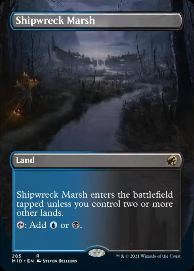 Shipwreck Marsh (Borderless) [Innistrad: Midnight Hunt] | Cracking-Singles