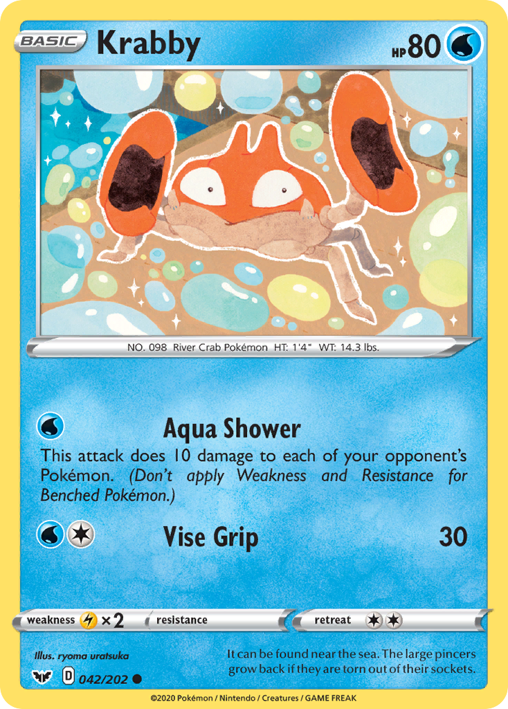 Krabby (042/202) [Sword & Shield: Base Set] | Cracking-Singles