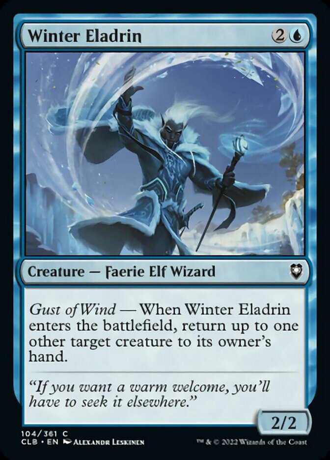 Winter Eladrin [Commander Legends: Battle for Baldur's Gate] | Cracking-Singles