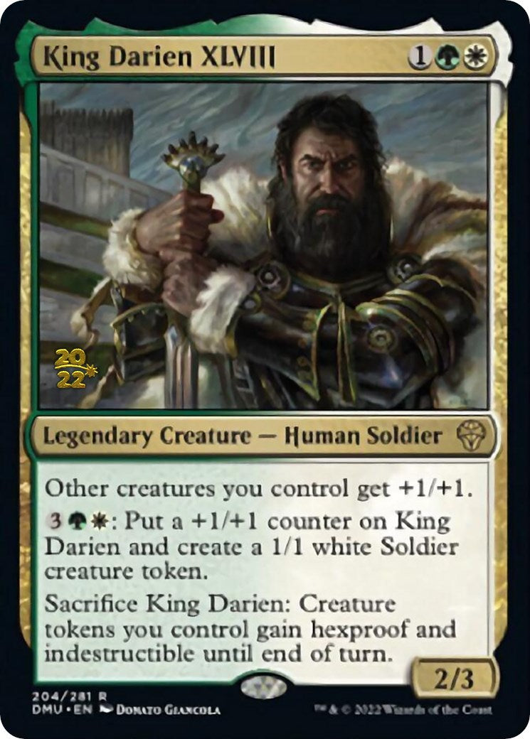 King Darien XLVIII [Dominaria United Prerelease Promos] | Cracking-Singles