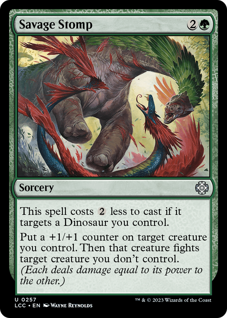 Savage Stomp [The Lost Caverns of Ixalan Commander] | Cracking-Singles