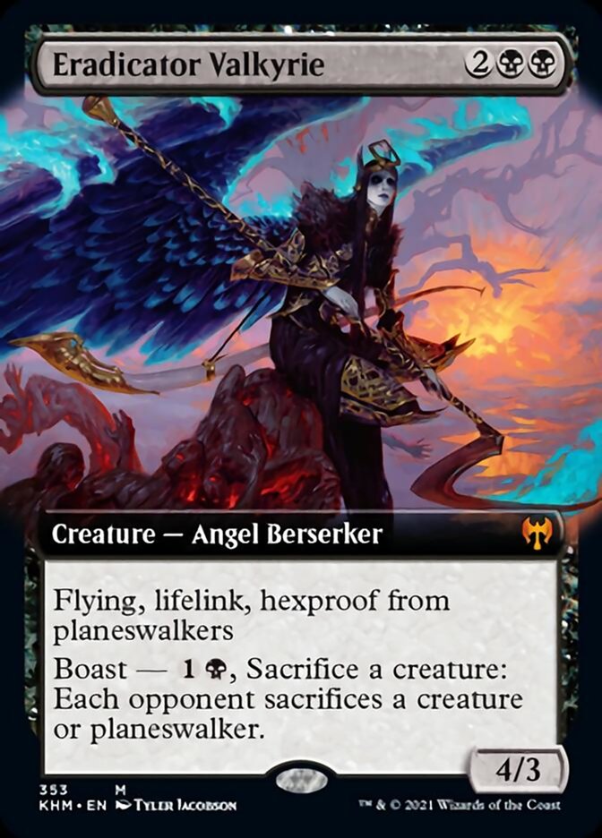 Eradicator Valkyrie (Extended Art) [Kaldheim] | Cracking-Singles