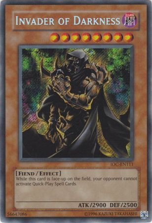 Invader of Darkness [IOC-EN111] Secret Rare | Cracking-Singles