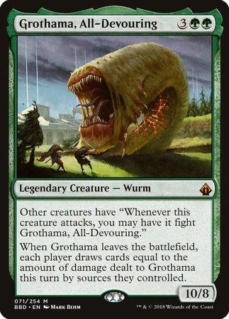 Grothama, All-Devouring [Battlebond] | Cracking-Singles