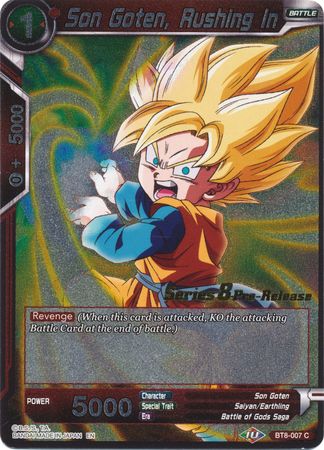 Son Goten, Rushing In [BT8-007_PR] | Cracking-Singles