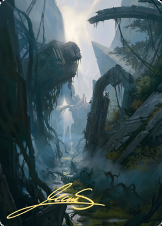 Swamp 2 Art Card (Gold-Stamped Signature) [Zendikar Rising Art Series] | Cracking-Singles