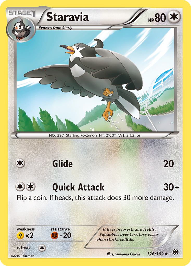 Staravia (126/162) [XY: BREAKthrough] | Cracking-Singles