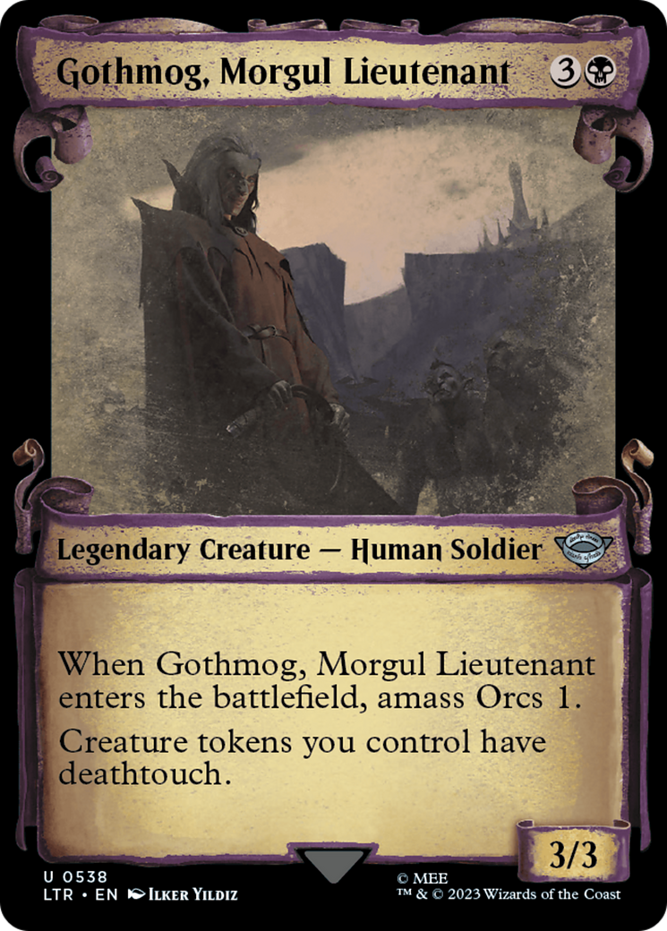 Gothmog, Morgul Lieutenant [The Lord of the Rings: Tales of Middle-Earth Showcase Scrolls] | Cracking-Singles