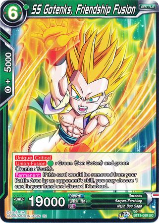 SS Gotenks, Friendship Fusion [BT11-080] | Cracking-Singles