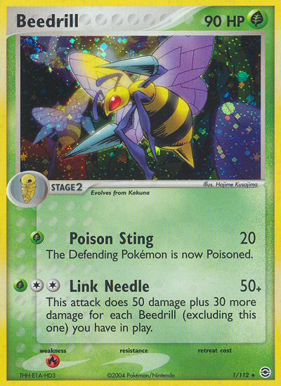 Beedrill (1/112) [EX: FireRed & LeafGreen] | Cracking-Singles