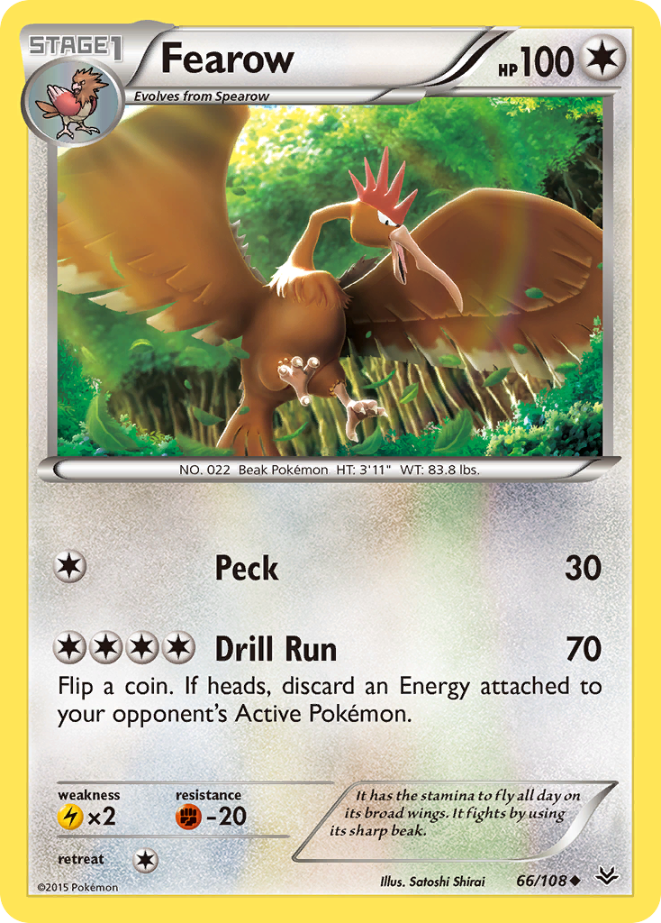 Fearow (66/108) [XY: Roaring Skies] | Cracking-Singles