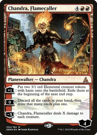 Chandra, Flamecaller [Oath of the Gatewatch Promos] | Cracking-Singles