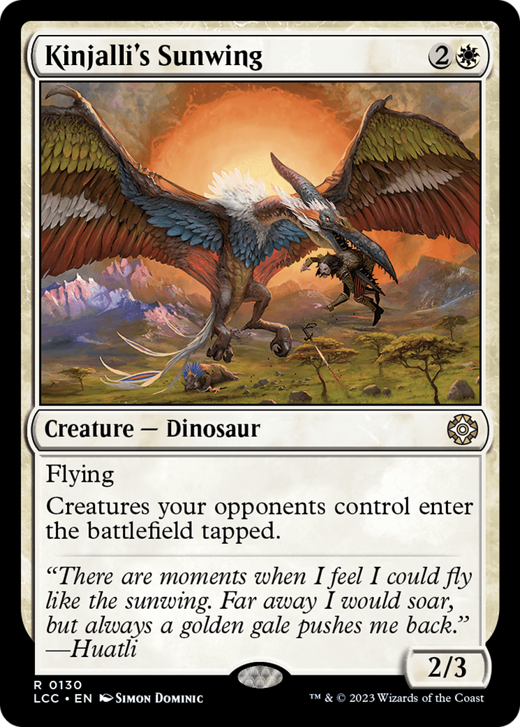 Kinjalli's Sunwing [The Lost Caverns of Ixalan Commander] | Cracking-Singles